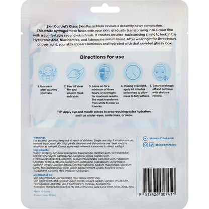 Skin Control Glass Skin Face Mask Hyaluronic Acid Each