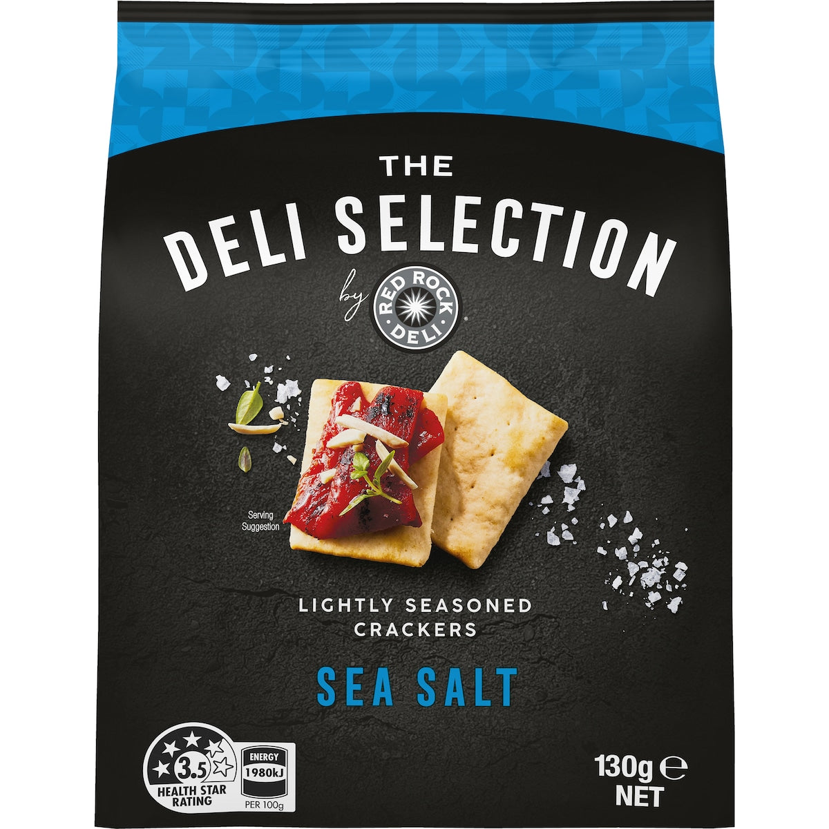 Red Rock Deli Selection Crackers Sea Salt 130g