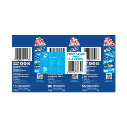 Sanitarium Up&go Cereal Vanilla Ice 6x250ml - 1.5L