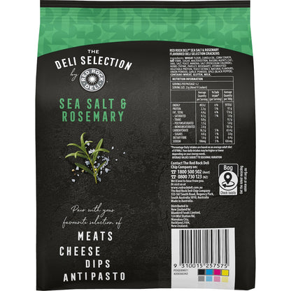 Red Rock Deli Selection Crackers Sea Salt & Rosemary 130g
