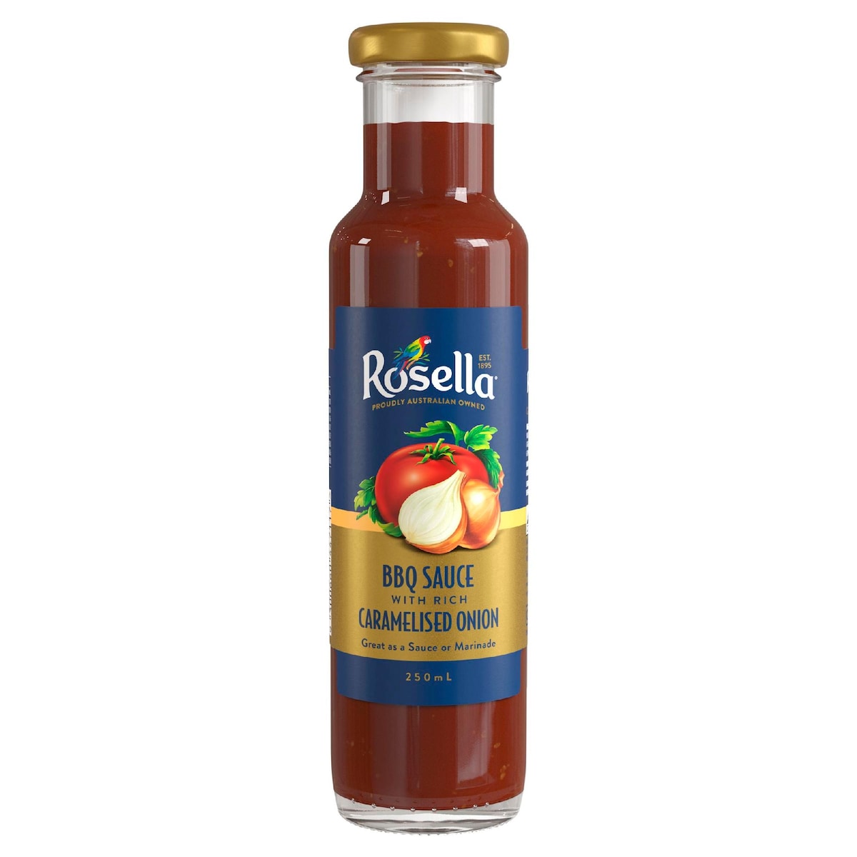 Rosella Bbq Sauce With Caramelised Onion 250ml