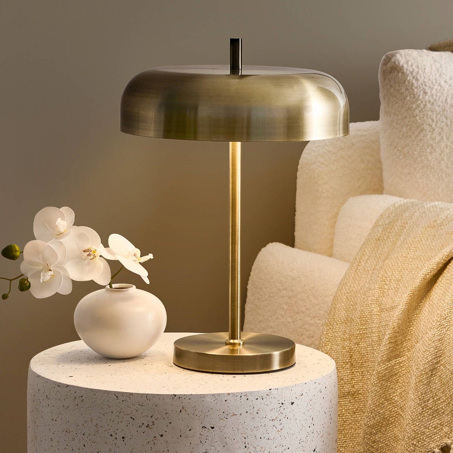 Astin Sinclair Aurora Table Lamp - 420mm - Brushed Bronze