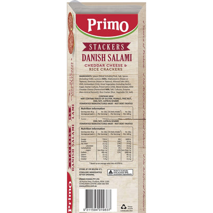 Primo Stackers Salami Rice Cheese & Crackers 45g