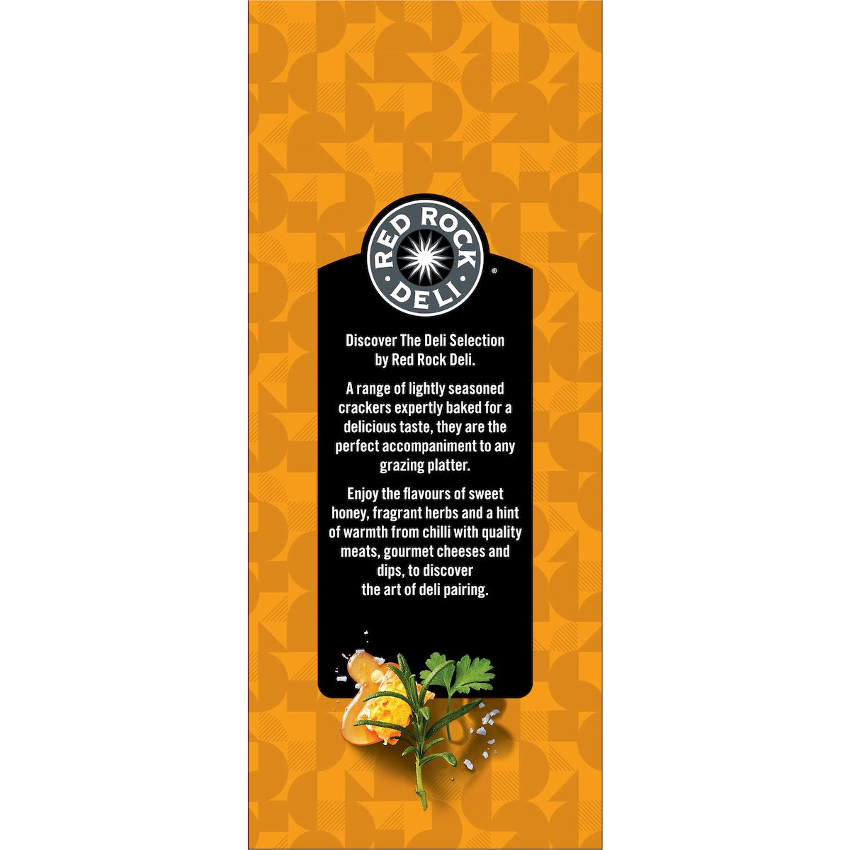 Red Rock Deli Selection Crackers Honey & Herb 130g