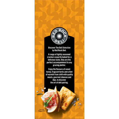 Red Rock Deli Selection Crackers Honey & Herb 130g
