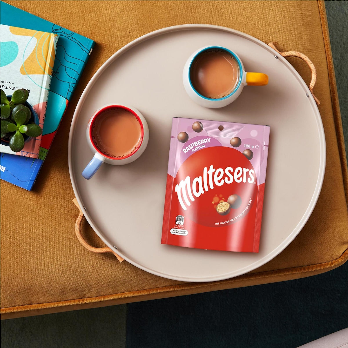 Maltesers Raspberry Milk Chocolate Snack Bag 120g