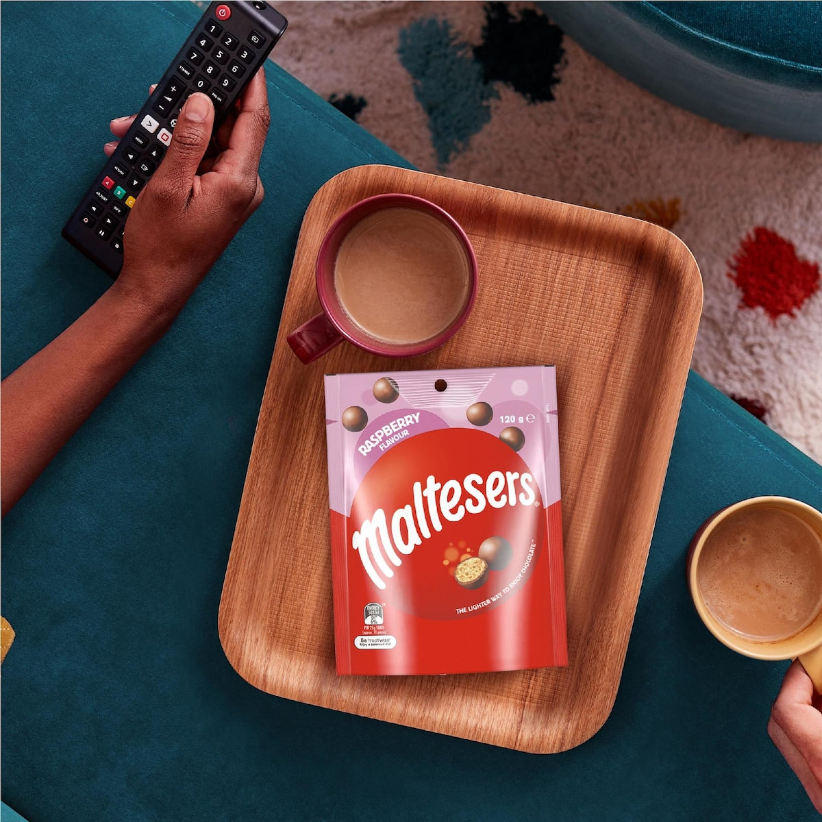Maltesers Raspberry Milk Chocolate Snack Bag 120g