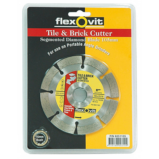 Flexovit Segmented Diamond Blade - 105mm