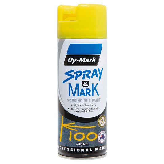 Dy-Mark Fluoro Yellow Spray Paint - 350g