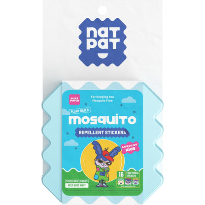 Natpat Buzz Patch Mosquito Repellent Sticker Patches 16 Pack
