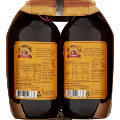 Bundaberg Ginger Beer 375ml X 4 Pack