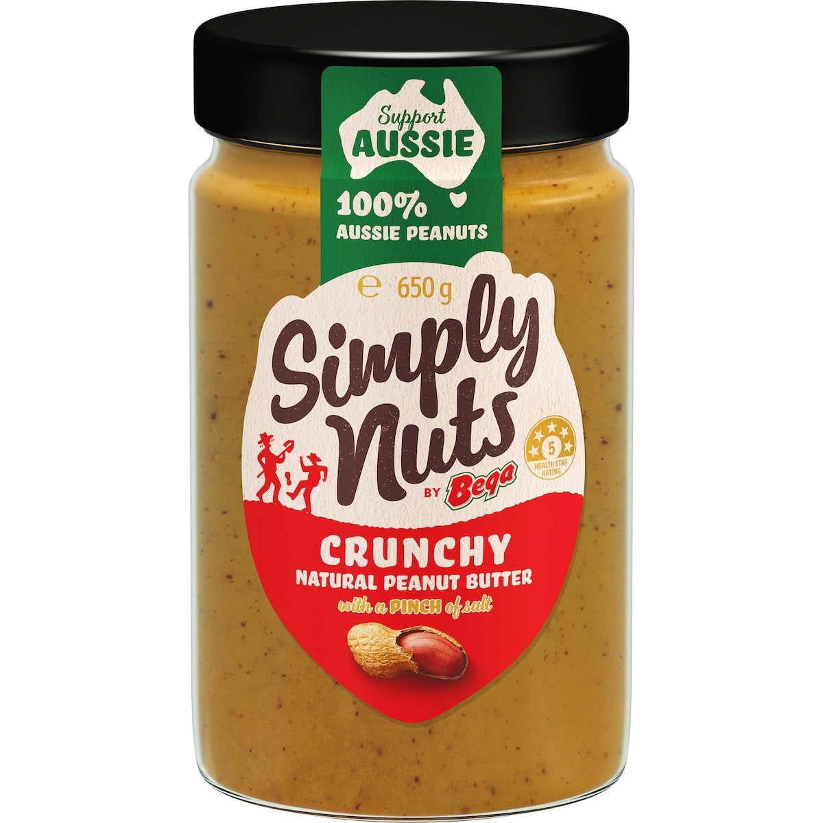 Bega Simply Nuts Crunchy Peanut Butter | 650g