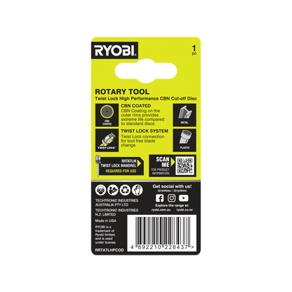 Ryobi CBN Cut-Off Disc - 38mm - 35,000 RPM