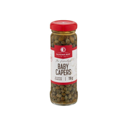Sandhurst Capers Baby Wine Vinegar - 110g