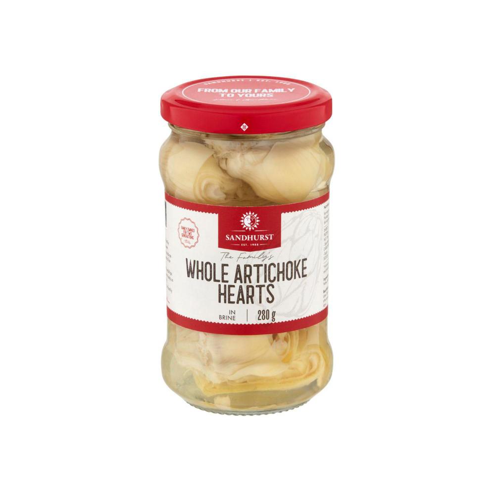 Sandhurst Fat Free Artichokes Hearts - 280g