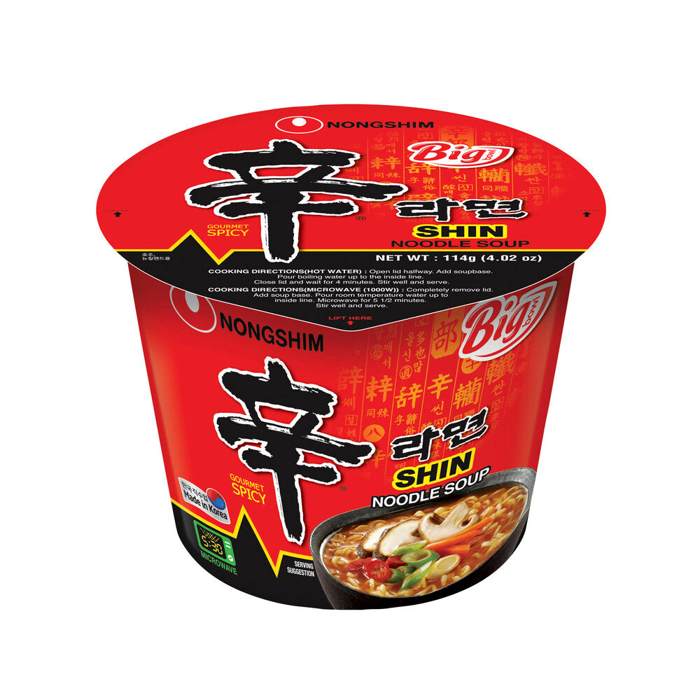 Nongshim Shin Noodle Soup Big Bowl - 114g