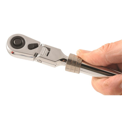 Kincrome Telescopic Flex Head Ratchet 255-375mm Chrome Vanadium Steel