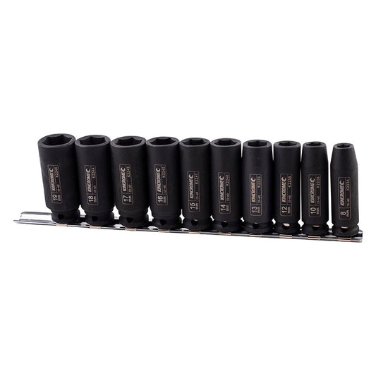 Kincrome 3/8" Drive Metric Deep Socket Set - 10 Piece