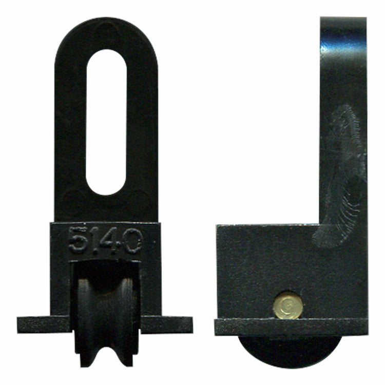 Rolltrak Adjustable Plastic Carriage and Acetal Roller 2 Pack
