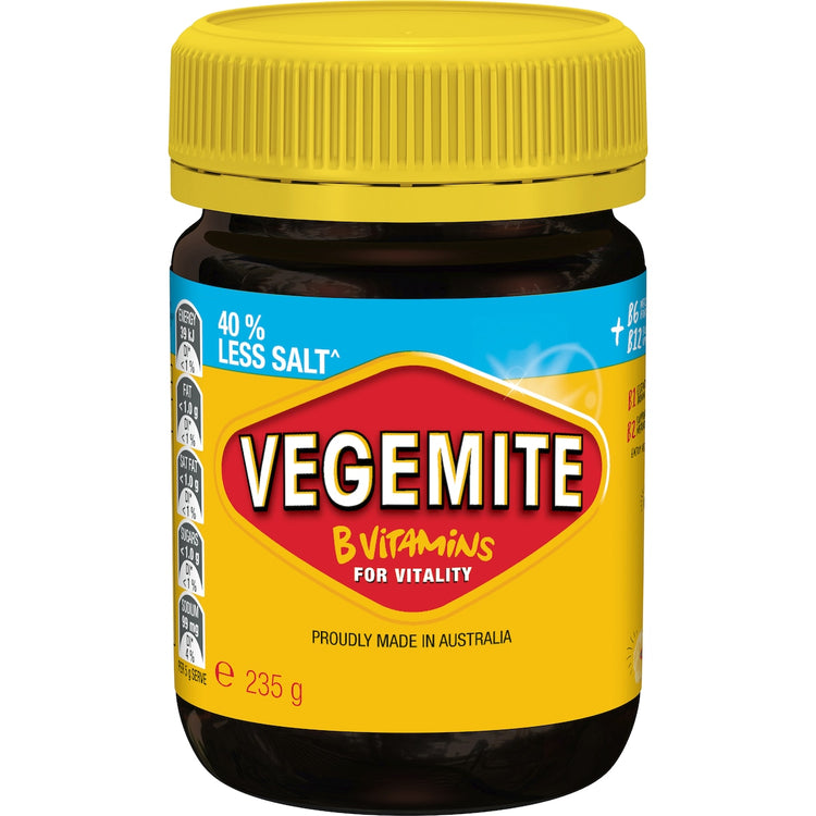 Vegemite Salt Reduced 40% Less Salt 235g