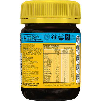 Vegemite Salt Reduced 40% Less Salt 235g