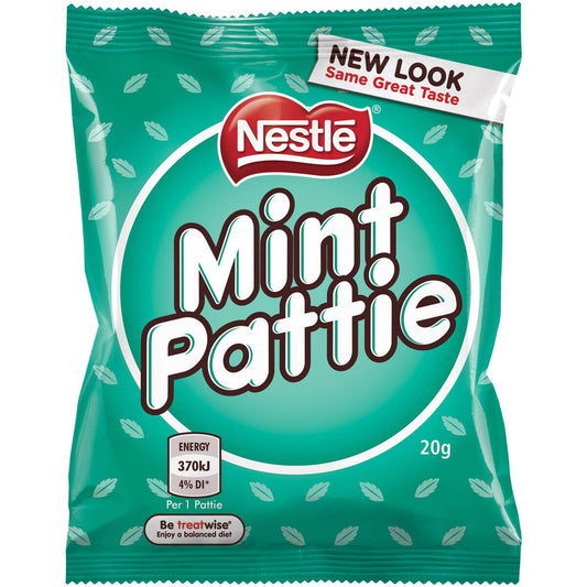 Nestle Mint Pattie Peppermint Milk Chocolate Bar 20g