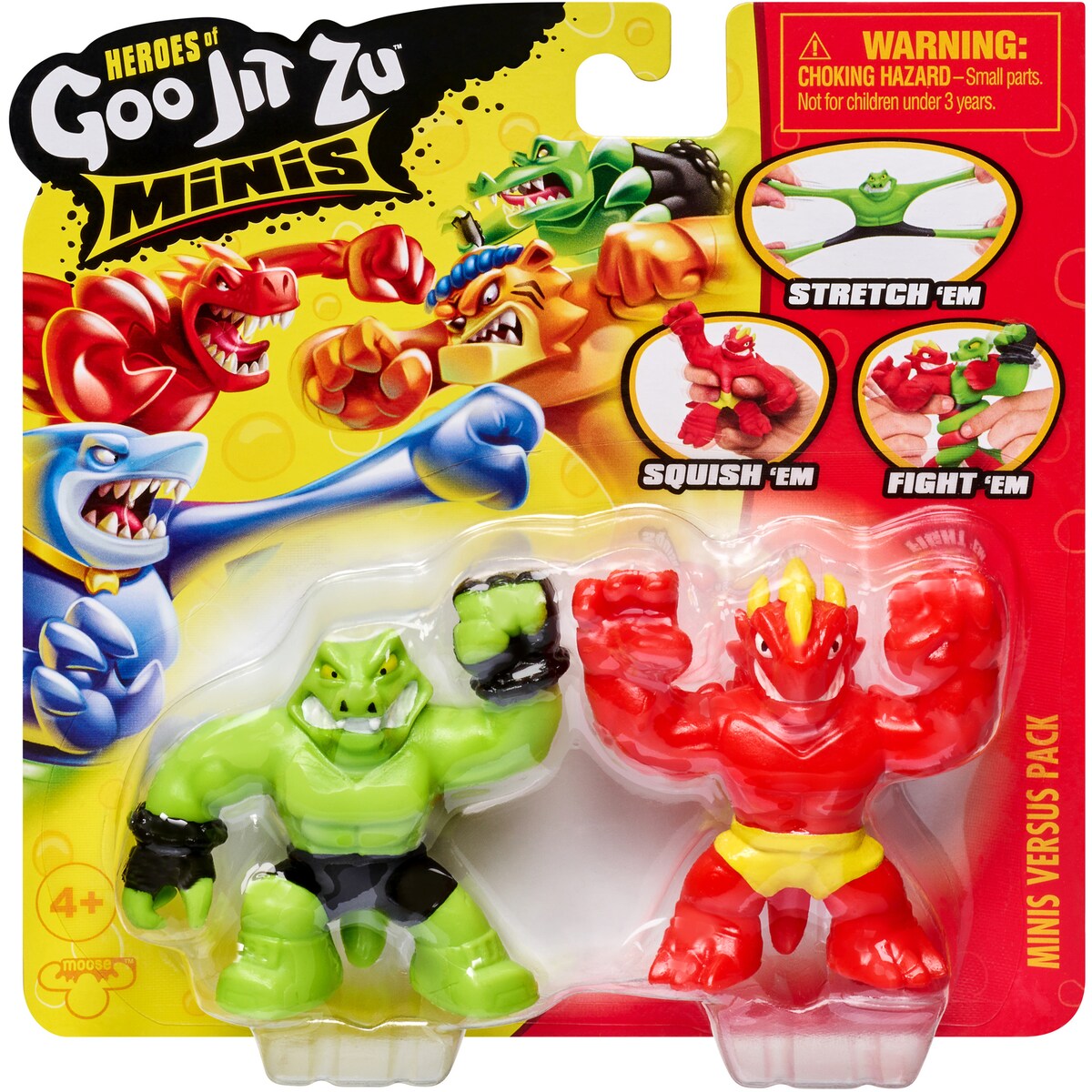 Heroes Of Goo Jit Zu Minis Versus Pack Assorted Each