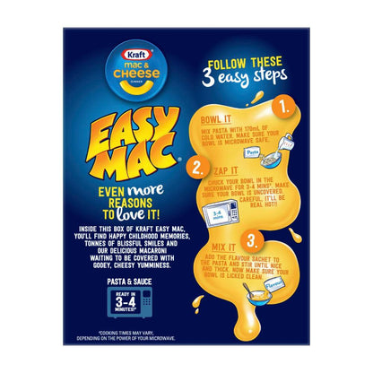 Kraft Easy Mac And Cheese Original Cheese Pasta Macaroni Noodles - 280g