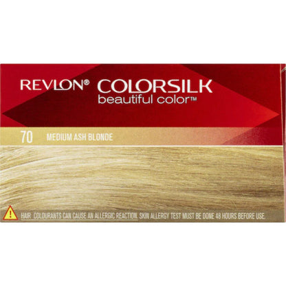 Revlon Colorsilk Beautiful Color 70 Medium Ash Blonde Each