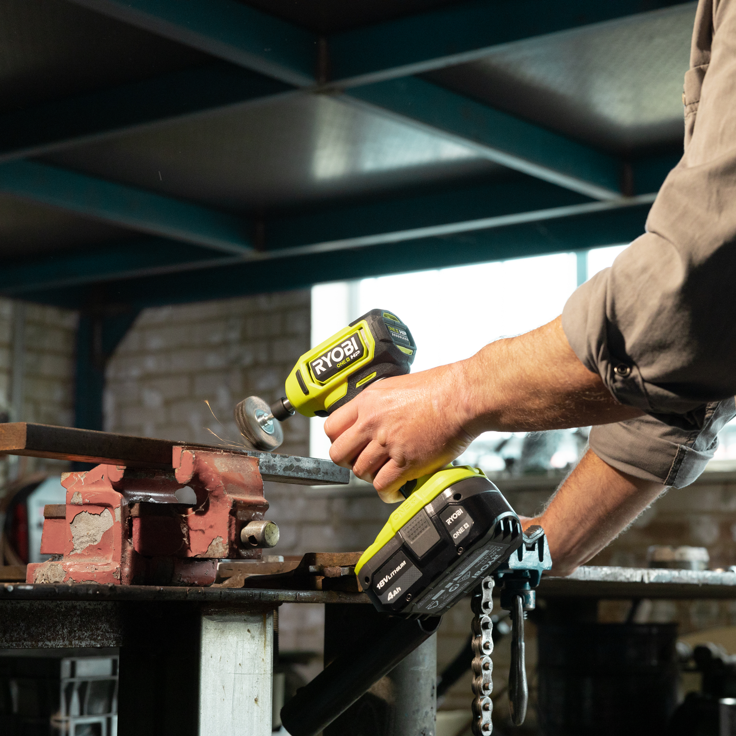 Ryobi Right-Angled Die Grinder - Tool Only - 22000 RPM