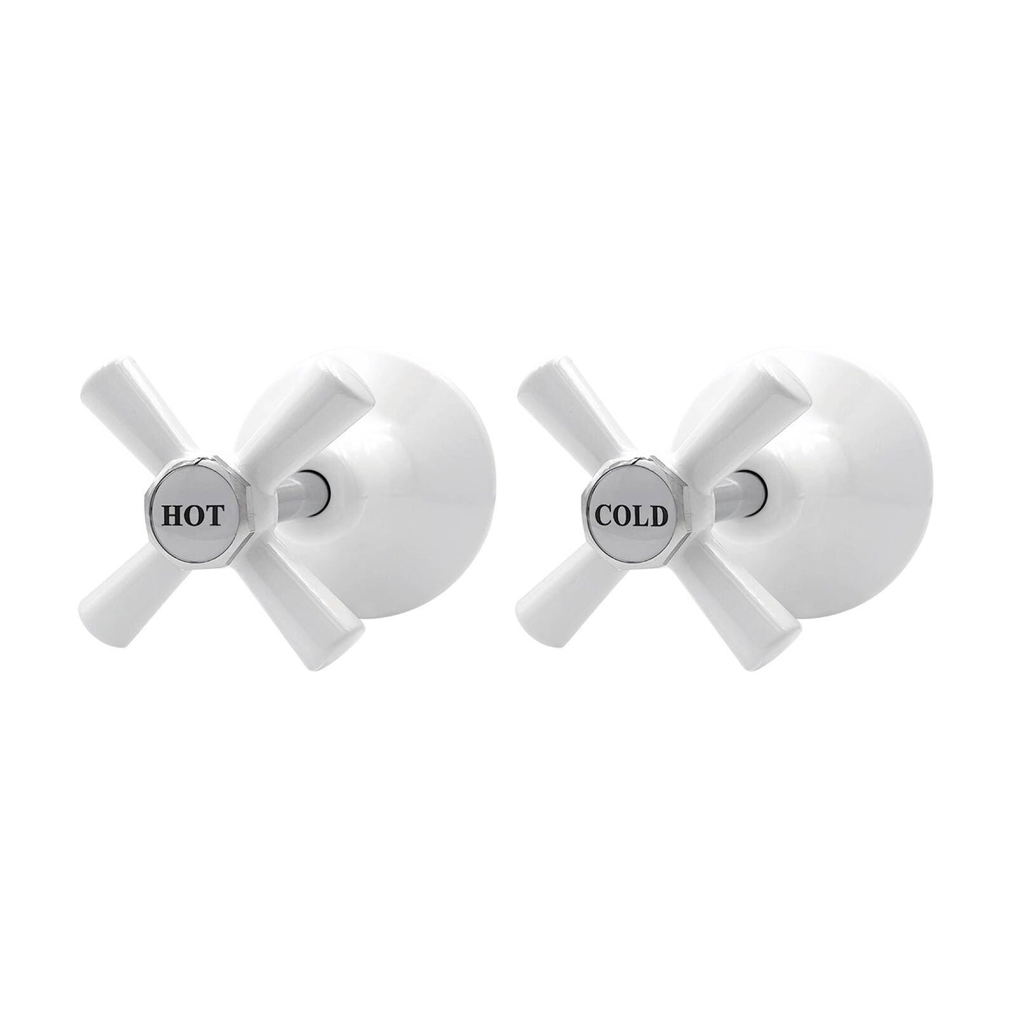 Shaw Mason White Easy Clean Top Assembly - 130 x 140mm - Pair