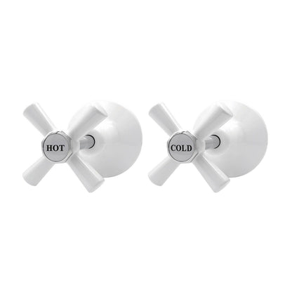 Shaw Mason White Easy Clean Top Assembly - 130 x 140mm - Pair