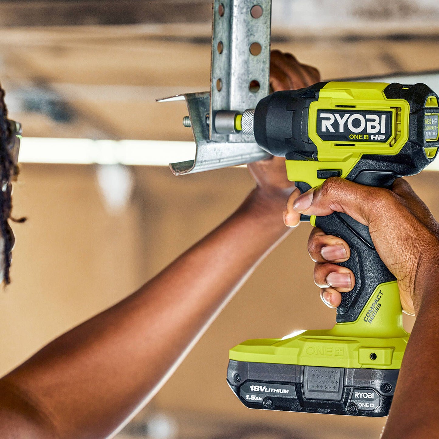 Ryobi HP Brushless Compact Impact Driver Kit - 18V ONE+ - 240Nm - 4Ah