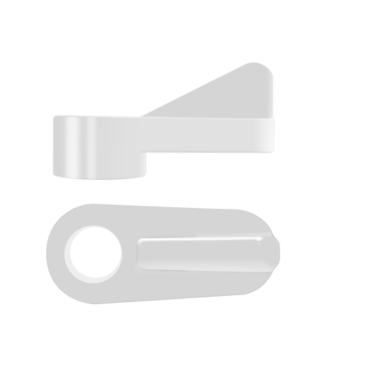 Rolltrak Flyscreen Swivel Clip Flush Clear – 8 Pack