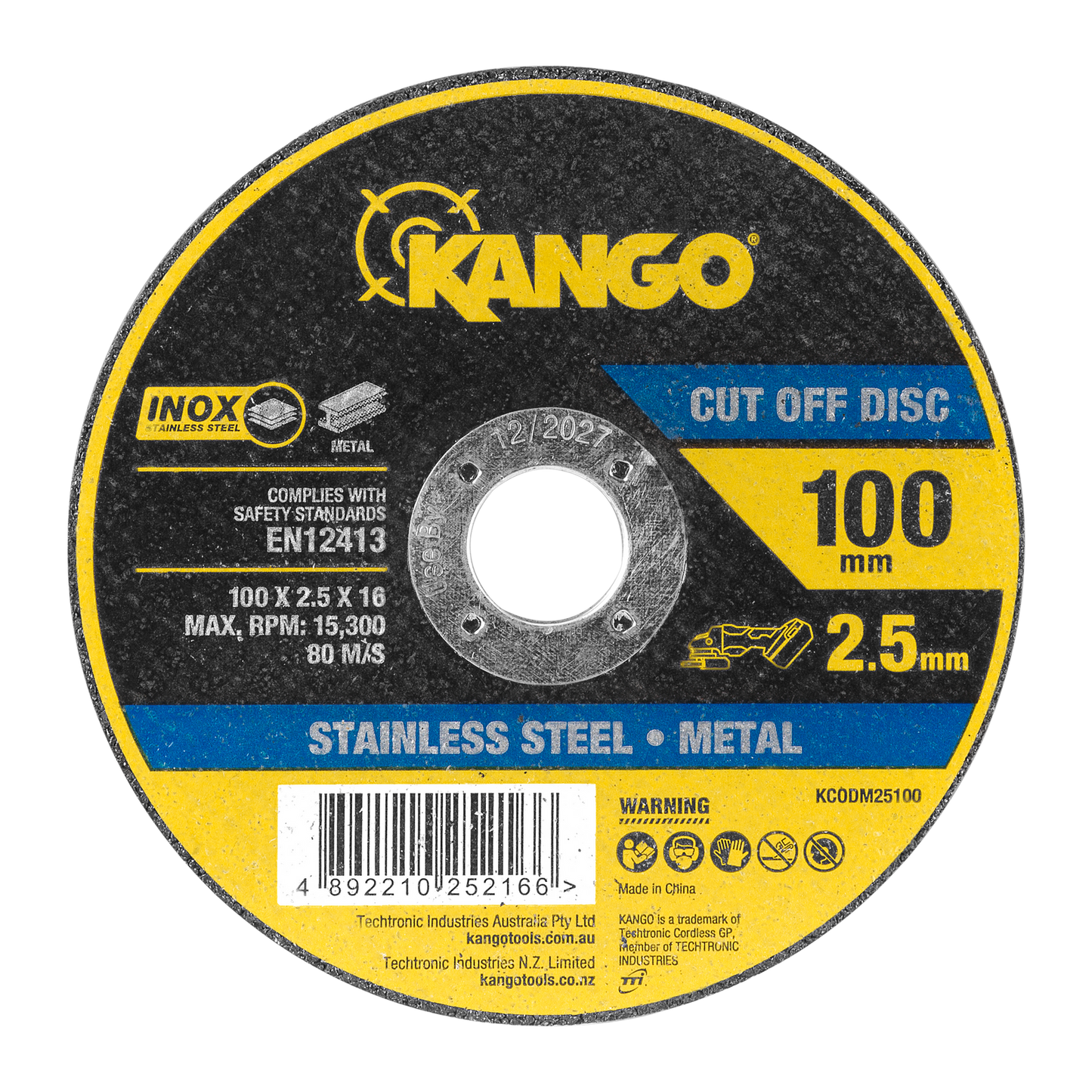 Kango Metal Cut Off Disc - 100mm x 2.5mm
