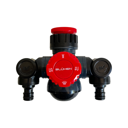Bluhen 4 in 1 Mounted Tap Watering Hub Adaptor - 140 x 110 x 75mm