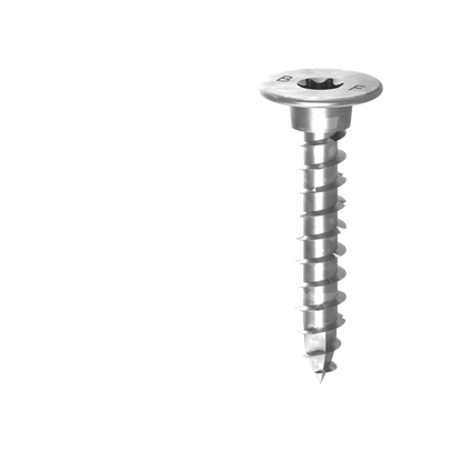 Bremick XTP Post Screw - 18g x 45mm - Galv - 25 Pack