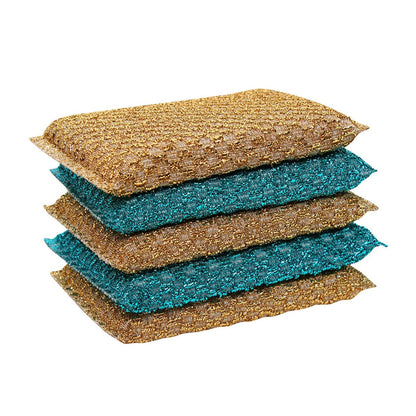 Mr Clean Action Scrub Nonscratch Scourer - 5 Pack