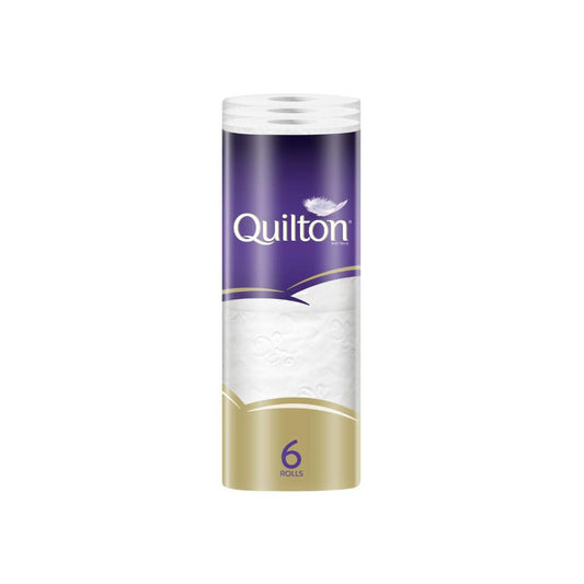 Quilton 4 Ply White Gold Toilet Paper - 6 pack