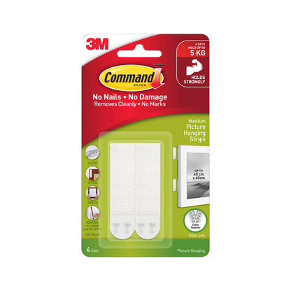 3M Command Picture Hanging Strips - 4 pack