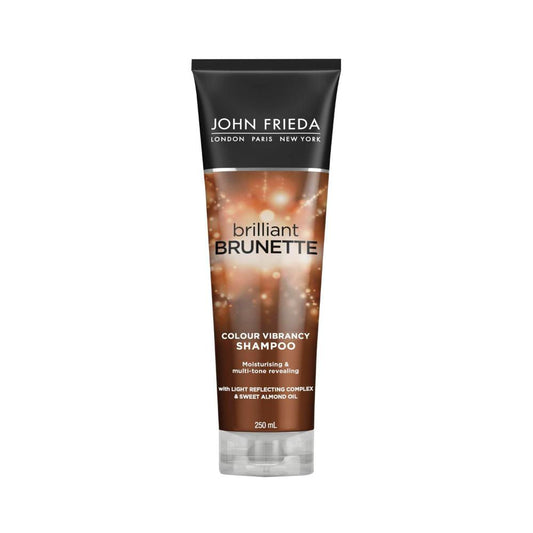 John Frieda Brilliant Brunette Moisturising Shampoo - 250mL
