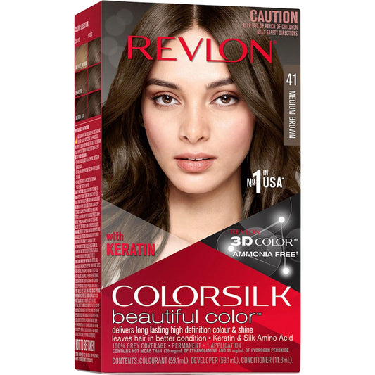Revlon Colorsilk Beautiful Color 41 Medium Brown Each