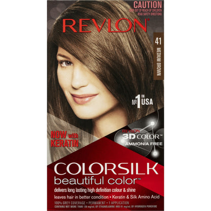 Revlon Colorsilk Beautiful Color 41 Medium Brown Each