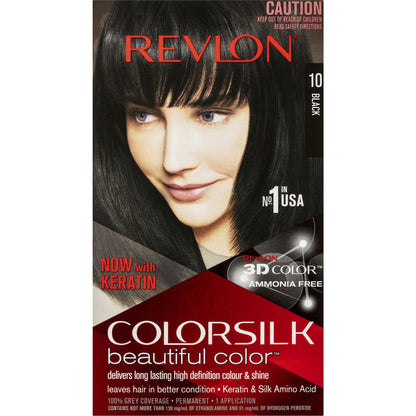 Revlon Colorsilk Beautiful Color 10 Black Each