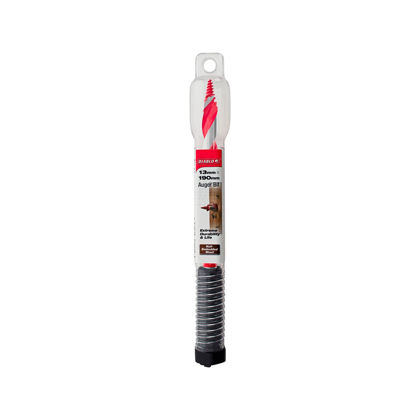 Diablo Auger Bit Nail - Embedded Wood - 13 x 190mm