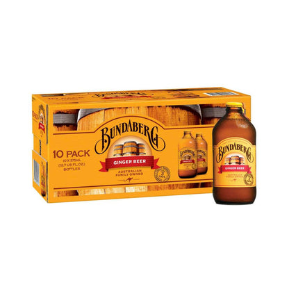 Bundaberg Ginger Beer 10x375ml - 10 pack