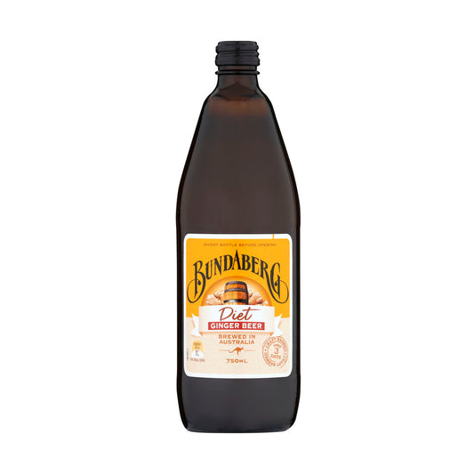 Bundaberg Brewed Diet Ginger Beer - 750mL
