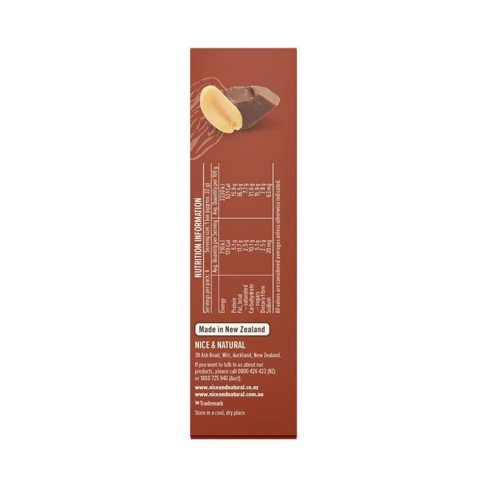 Nice & Natural Nut Bars With Milk Choc Multipack Snacks 6 Pack - 192g