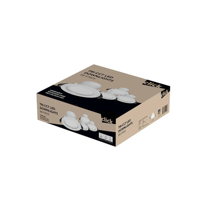 Click Recessed CCT Downlight - 8W - 90mm - 4 Pack