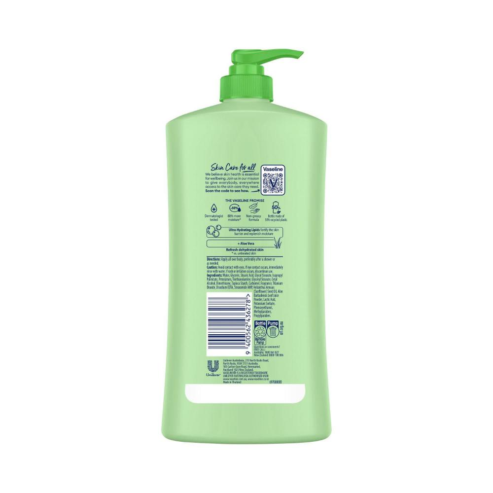 Vaseline Moisturising Body Lotion Intensive Care Aloe Smooth - 750mL